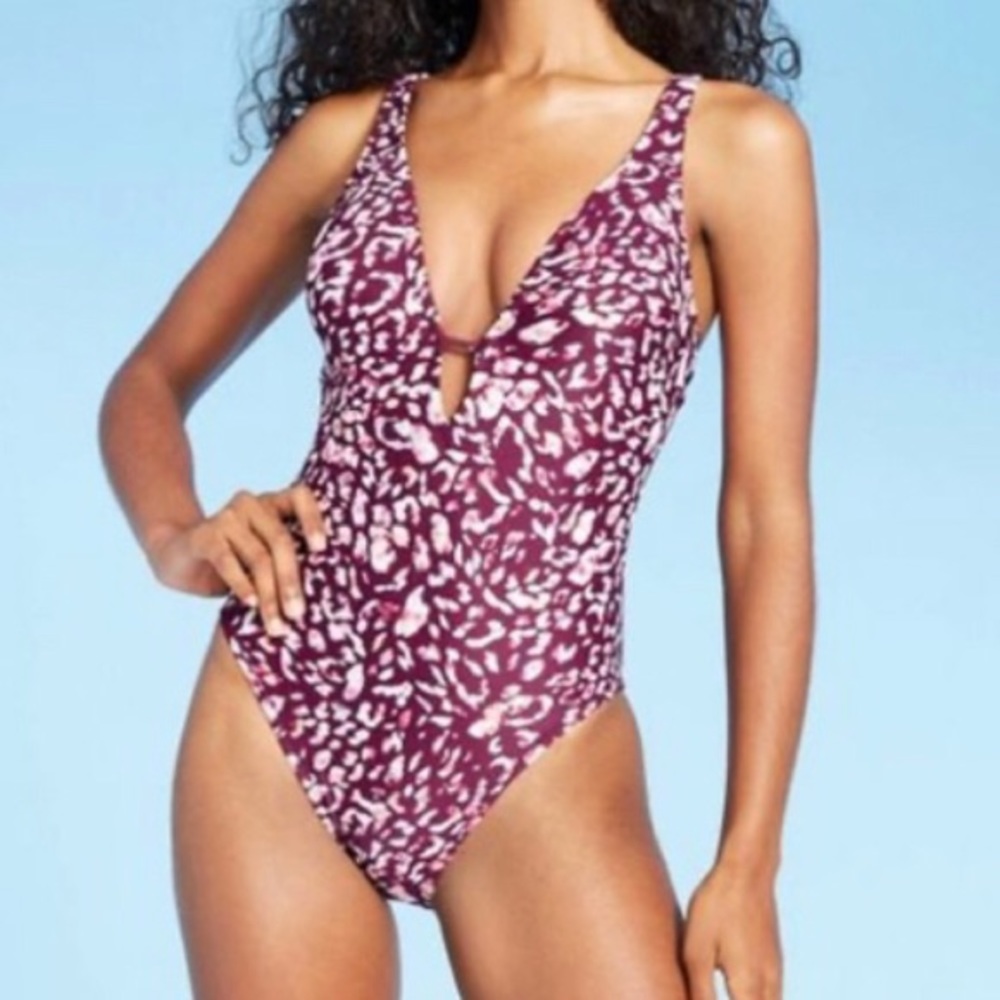 Animal print swimsuit